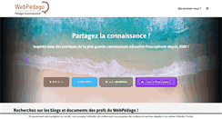 Desktop Screenshot of lewebpedagogique.com